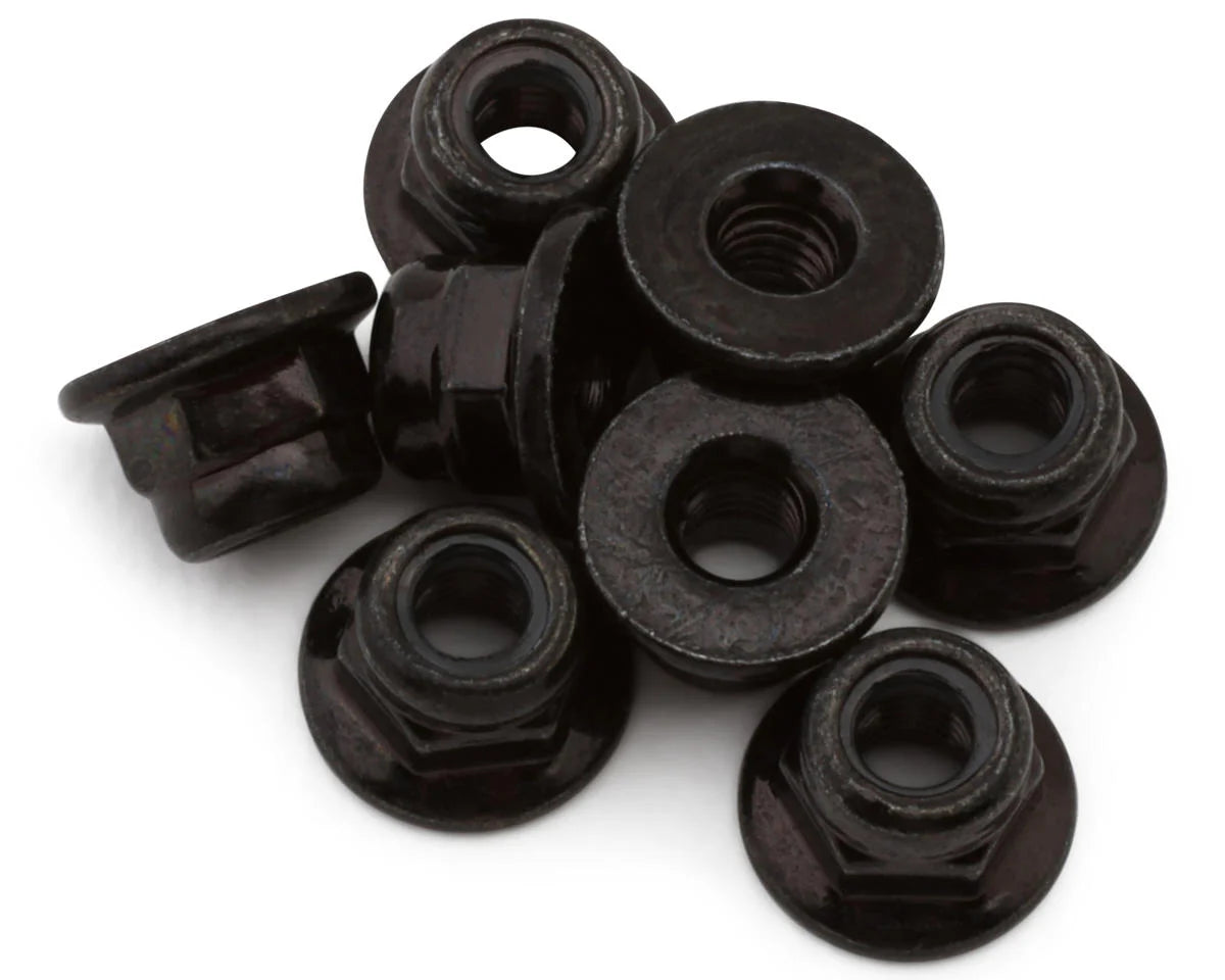 ARRMA Flanged Lock Nut M3 (Black)For 1/8 KRATON 6S 4X4 / 1/8 NOTORIOUS 6S 4X4