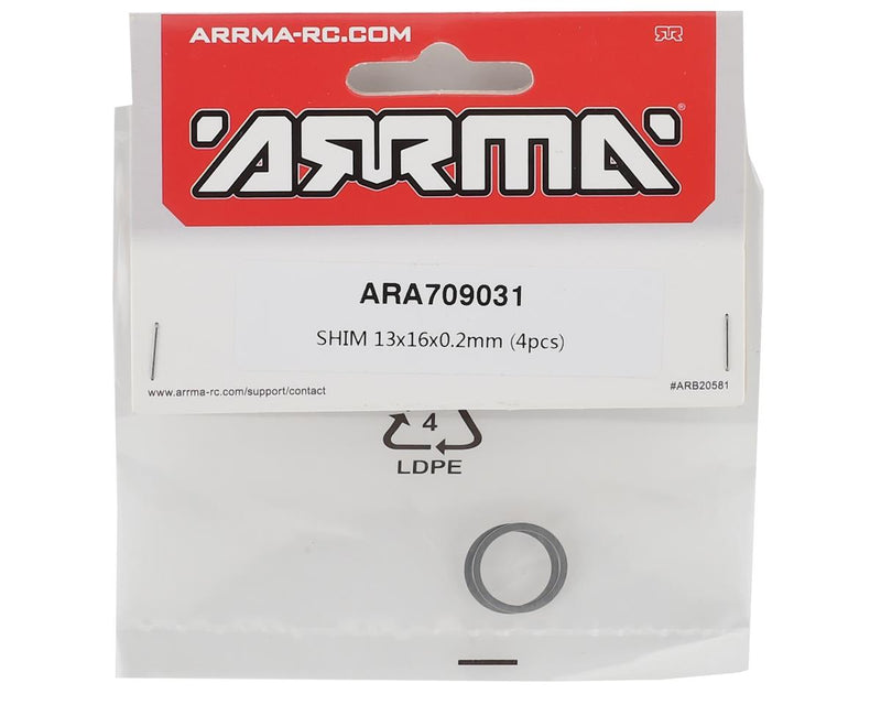 Arrma 13x16x0.2mm Washer (4)