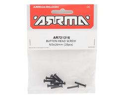 Arrma 3x16mm Button Head Hex Screw (10)