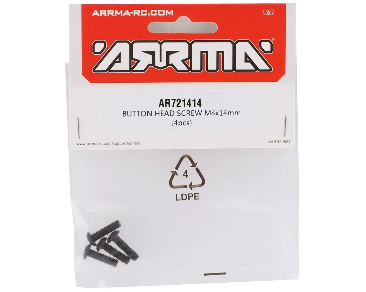 Arrma M4x14mm Button Head Screw (4)