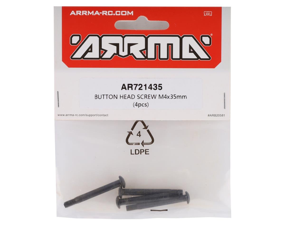 Arrma Button Head Screw 4x35mm (4)