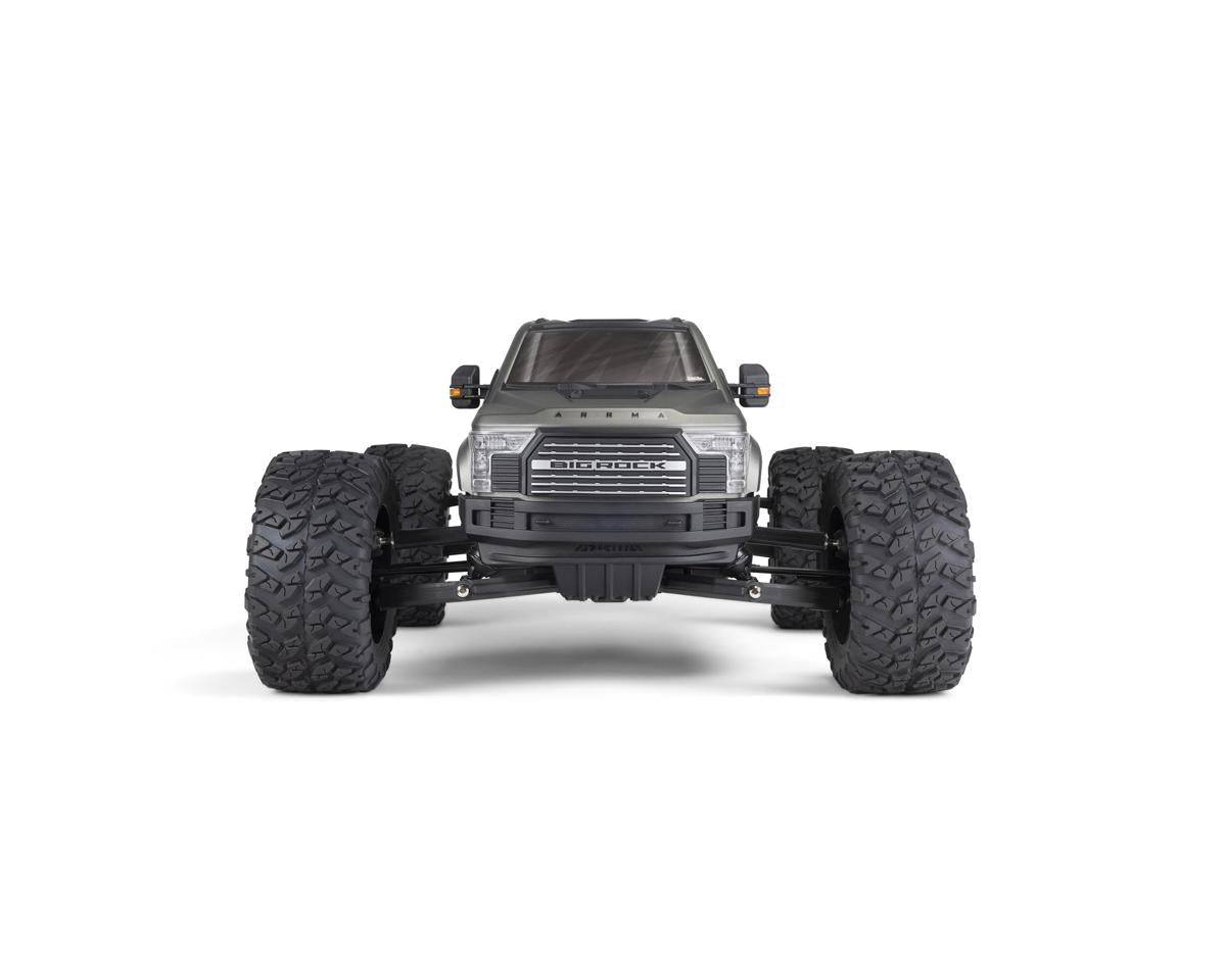 Arrma Big Rock 6S BLX 1/7 RTR 4WD Electric Brushless Monster Truck (Gunmetal) w/SLT3 2.4GHz Radio