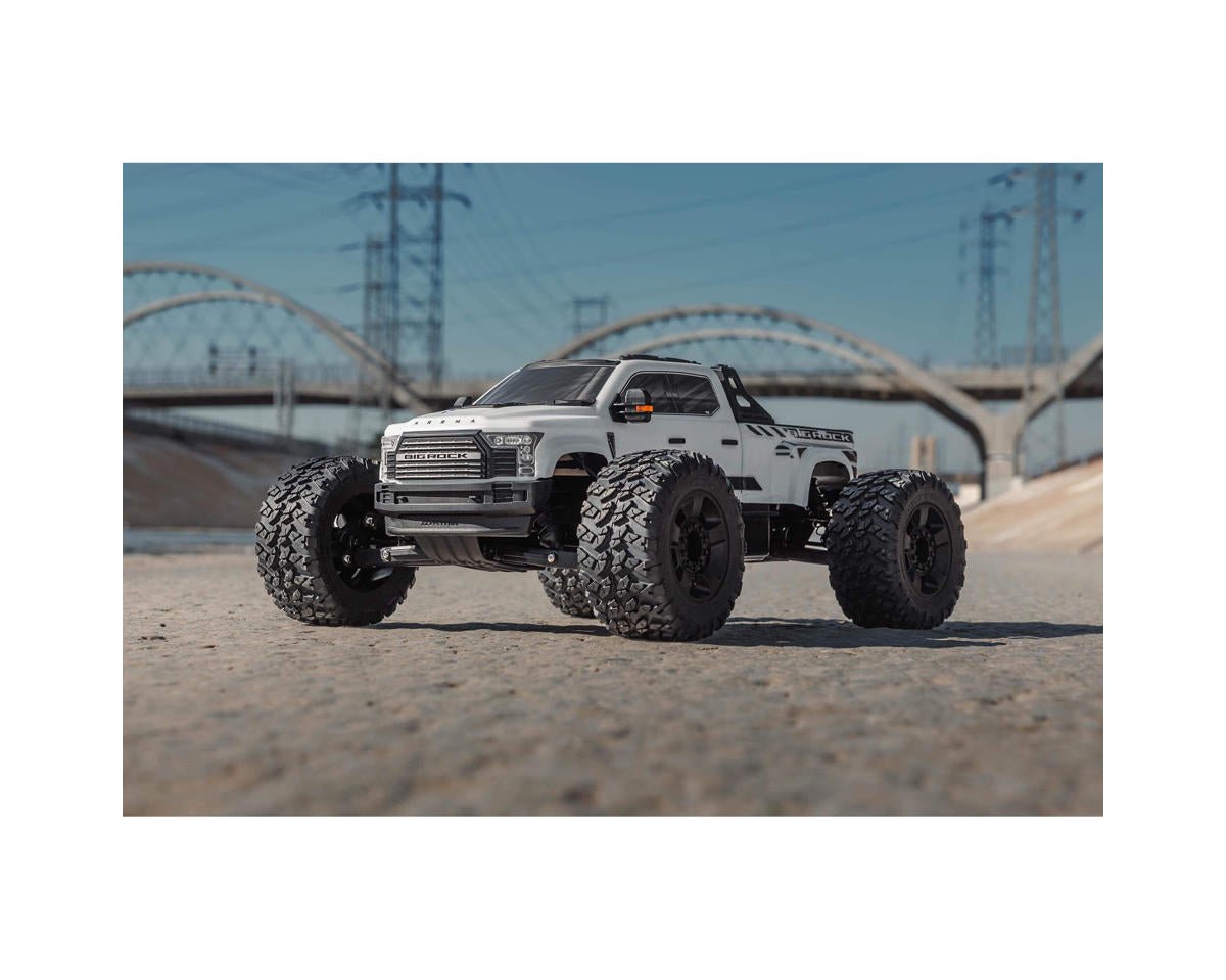 Arrma Big Rock 6S BLX 1/7 RTR 4WD Electric Brushless Monster Truck (White) w/SLT3 2.4GHz Radio