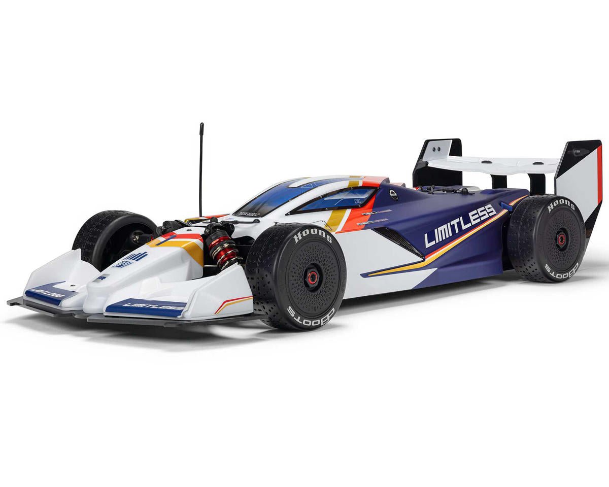 Arrma Limitless 120 8S BLX 4WD RTR Electric Brushless Street Speed (White/Blue) w/DX3 Radio, Smart ESC & AVC (Copy)