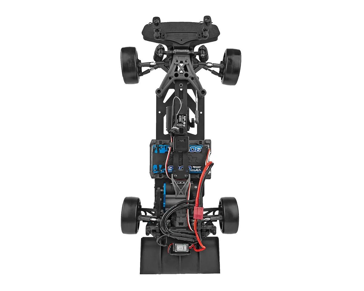 Team Associated DC10 RTR 1/10 Electric Brushless RWD Drift Car Combo (Blue) w/2.4GHz Radio, Battery & Charger