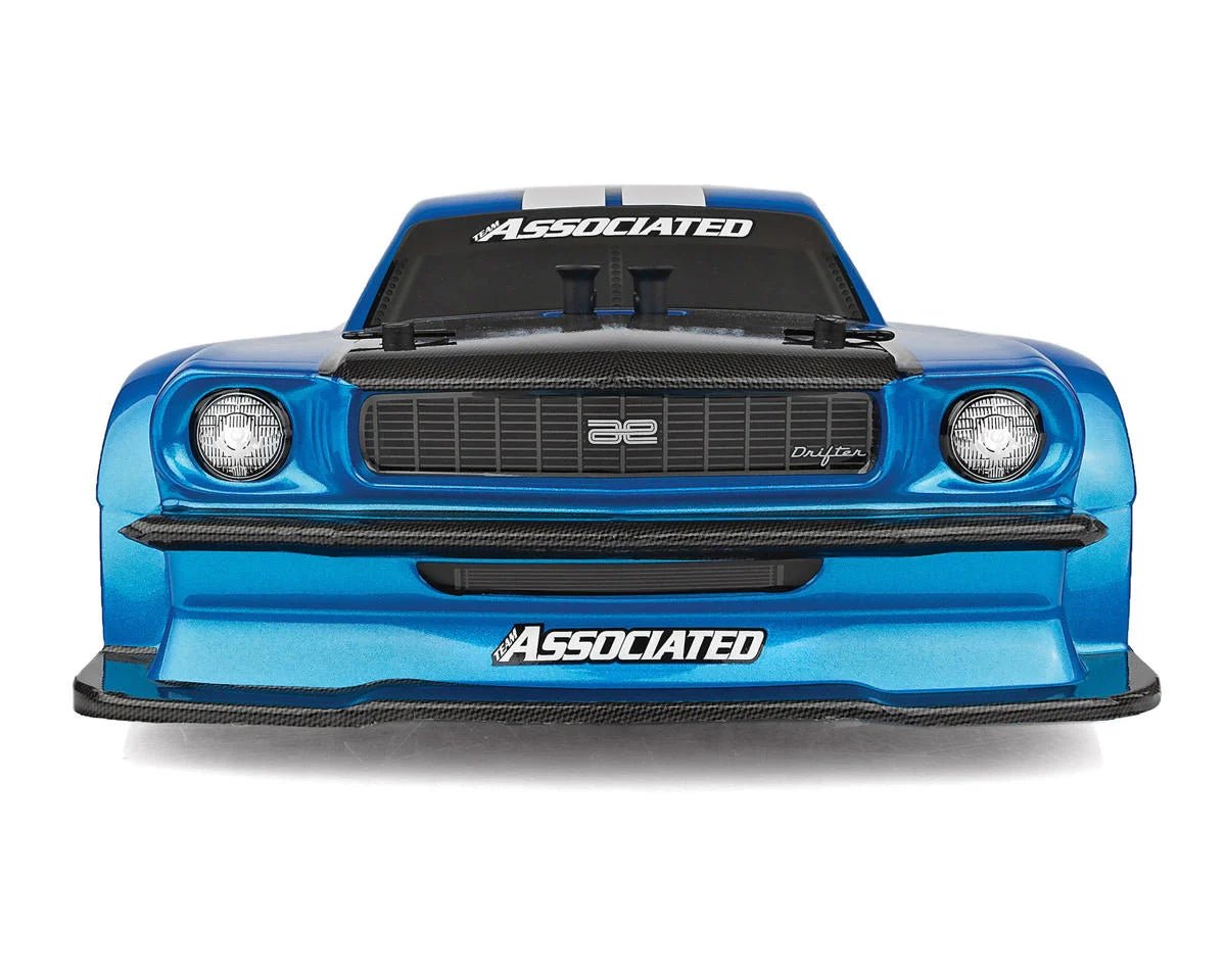 Team Associated DC10 RTR 1/10 Electric Brushless RWD Drift Car Combo (Blue) w/2.4GHz Radio, Battery & Charger
