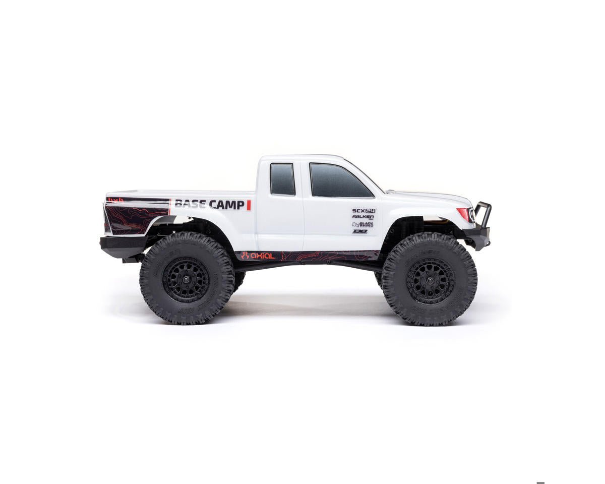 Axial SCX24 Base Camp 1/24 4WD RTR Scale Mini Crawler (White) w/2.4GHz Radio, Battery & Charger