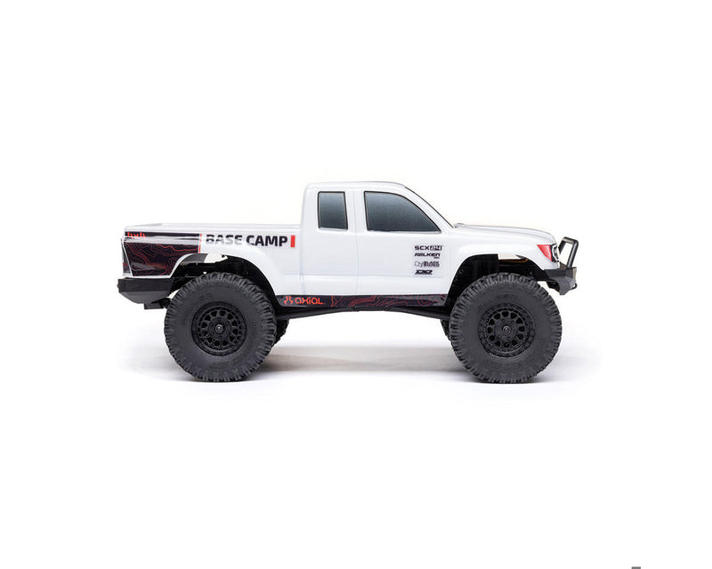 Axial SCX24 Base Camp 1/24 4WD RTR Scale Mini Crawler (White) w/2.4GHz Radio, Battery & Charger
