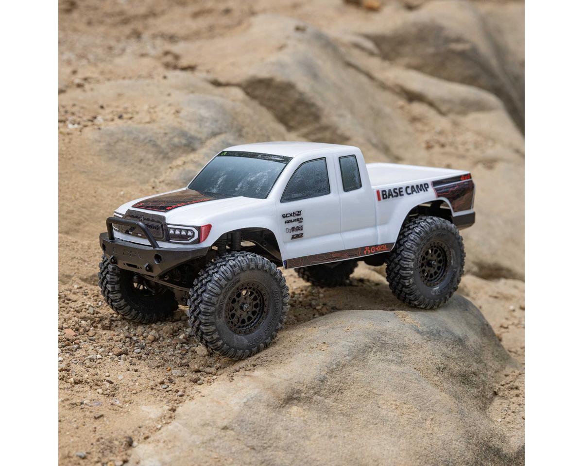 Axial SCX24 Base Camp 1/24 4WD RTR Scale Mini Crawler (White) w/2.4GHz Radio, Battery & Charger