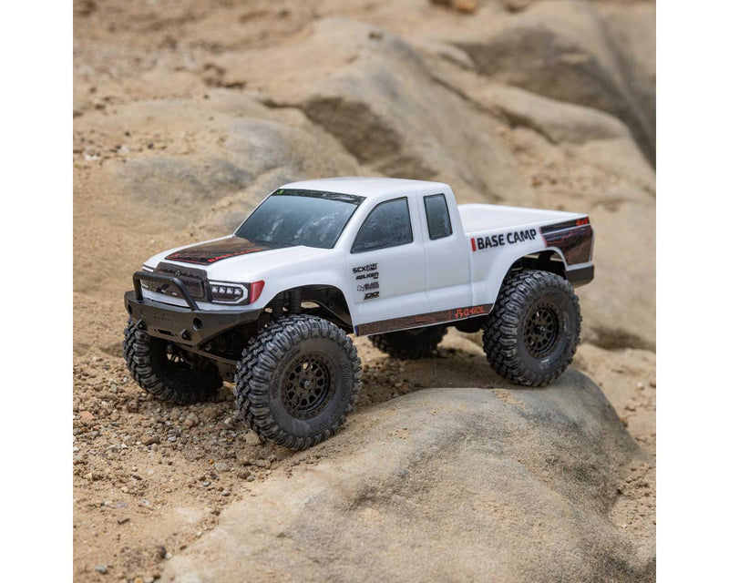 Axial SCX24 Base Camp 1/24 4WD RTR Scale Mini Crawler (White) w/2.4GHz Radio, Battery & Charger