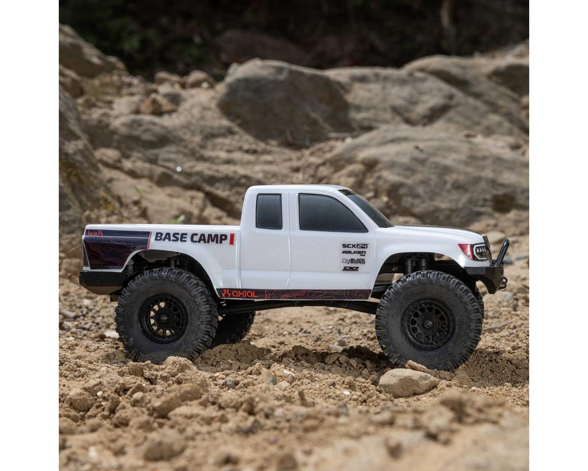 Axial SCX24 Base Camp 1/24 4WD RTR Scale Mini Crawler (White) w/2.4GHz Radio, Battery & Charger