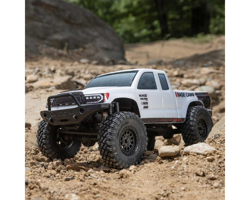 Axial SCX24 Base Camp 1/24 4WD RTR Scale Mini Crawler (White) w/2.4GHz Radio, Battery & Charger