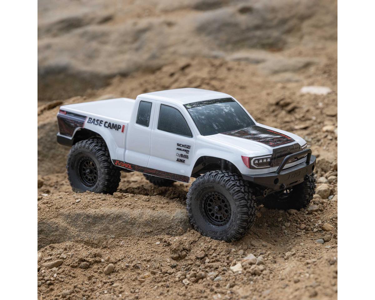 Axial SCX24 Base Camp 1/24 4WD RTR Scale Mini Crawler (White) w/2.4GHz Radio, Battery & Charger