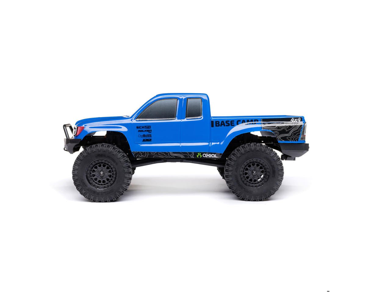 Axial SCX24 Base Camp 1/24 4WD RTR Scale Mini Crawler (Blue) w/2.4GHz Radio, Battery & Charger