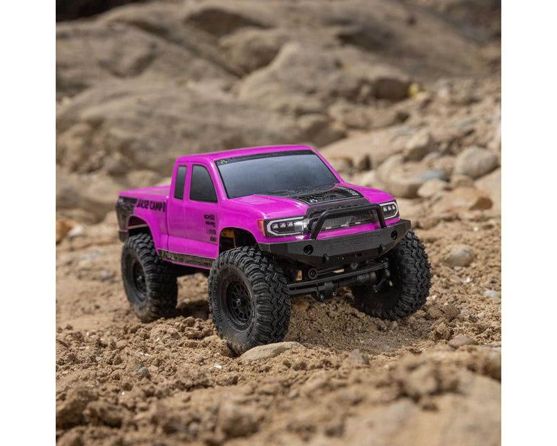 Axial SCX24 Base Camp 1/24 4WD RTR Scale Mini Crawler (Pink) w/2.4GHz Radio, Battery & Charger