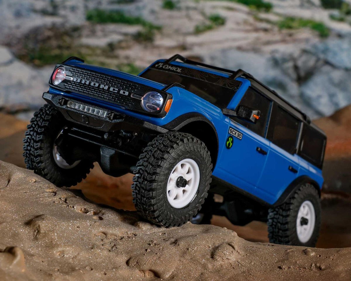 Axial SCX30 Ford Bronco 1/30 4WD RTR Scale Mini Crawler w/2.4GHz Radio, Battery & Charger