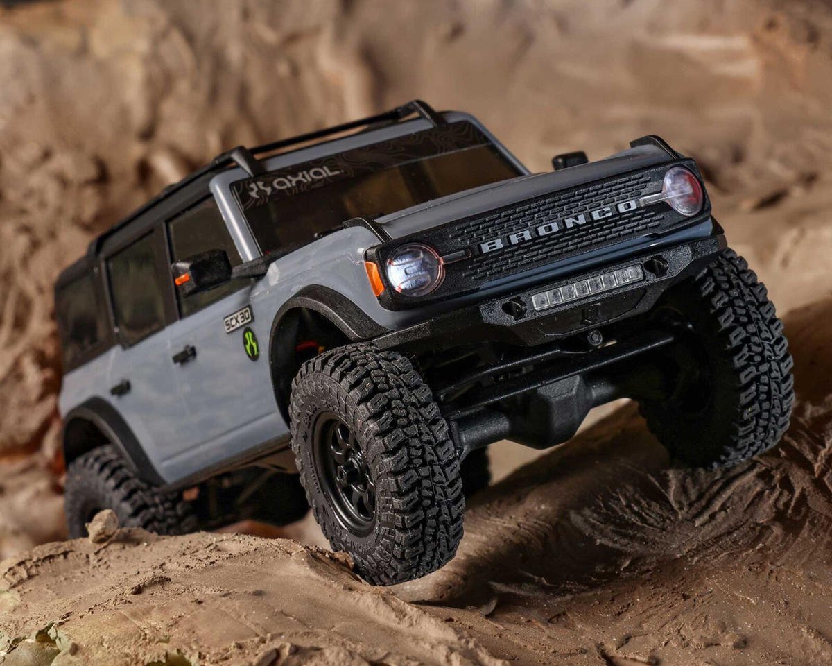 Axial SCX30 Ford Bronco 1/30 4WD RTR Scale Mini Crawler w/2.4GHz Radio, Battery & Charger