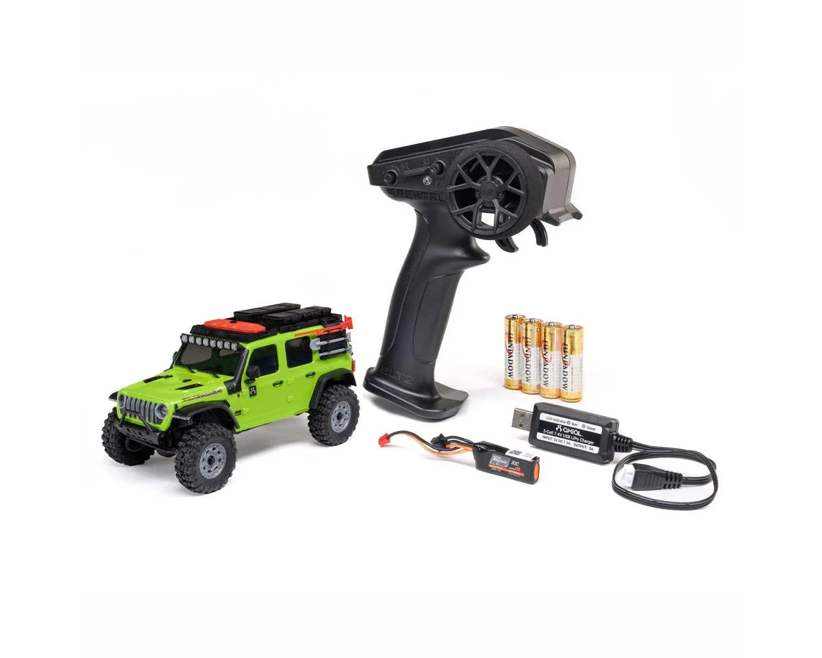 Axial SCX30 Jeep Wrangler JLU 1/30 4WD RTR Scale Mini Crawler w/2.4GHz Radio, Battery & Charger