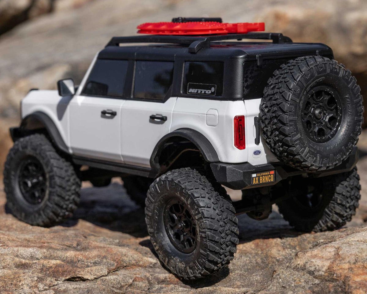 Axial 1/24 SCX24 Ford Bronco 4X4 RTR Brushed Rock Crawler White