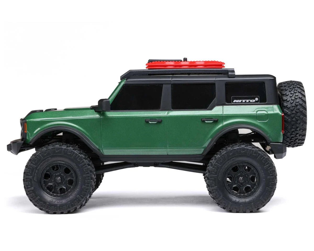 Axial SCX24 Ford Bronco Hard Body 1/24 4WD RTR Scale Mini Crawler (Green) w/2.4GHz Radio, Battery & Charger