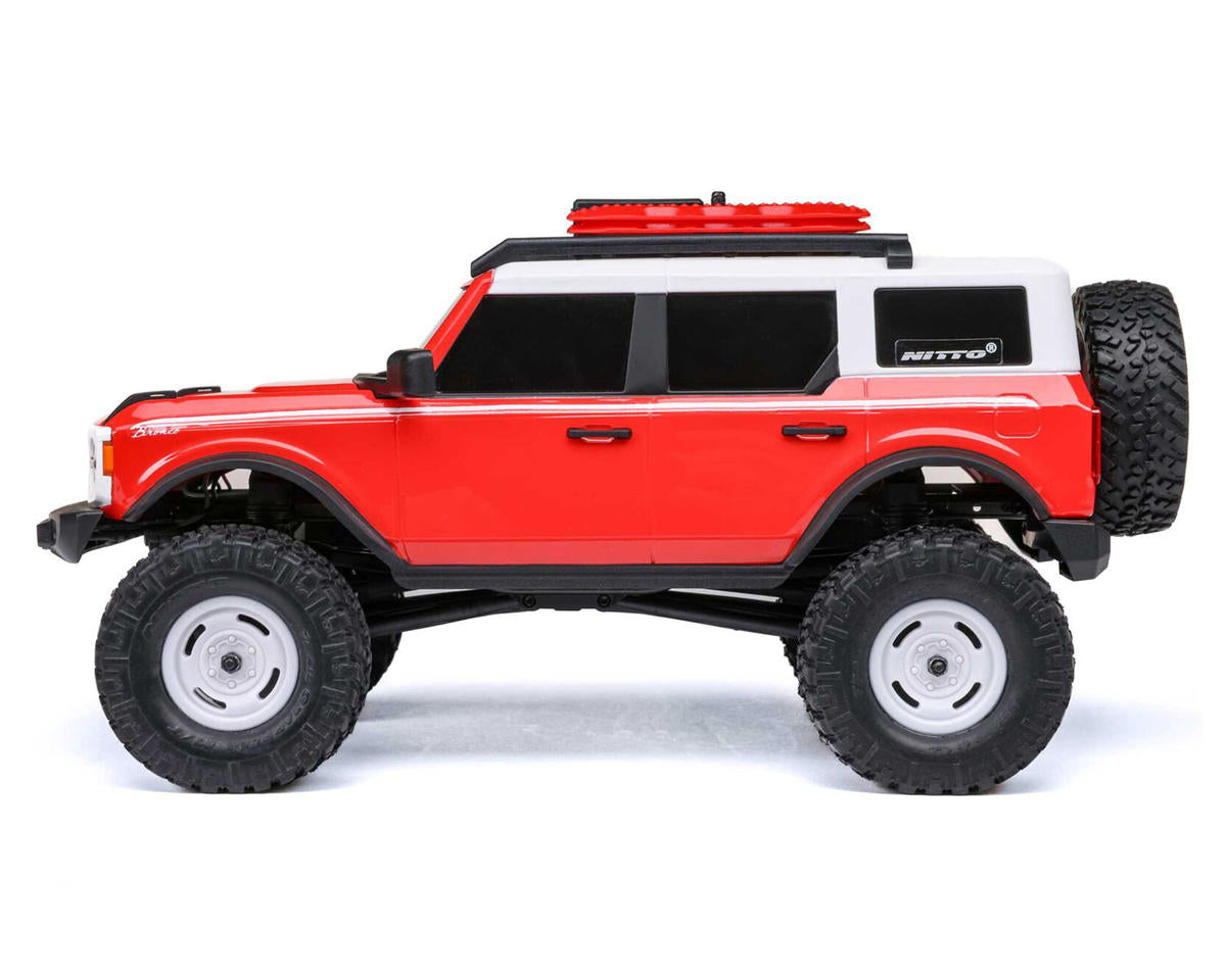 Axial SCX24 Ford Bronco Hard Body 1/24 4WD RTR Scale Mini Crawler (Heritage Red) w/2.4GHz Radio, Battery & Charger