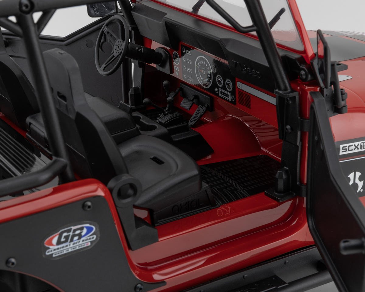 Axial SCX10 III Jeep CJ-7 RTR 4WD Rock Crawler (Red) w/DX3 2.4GHz Radio