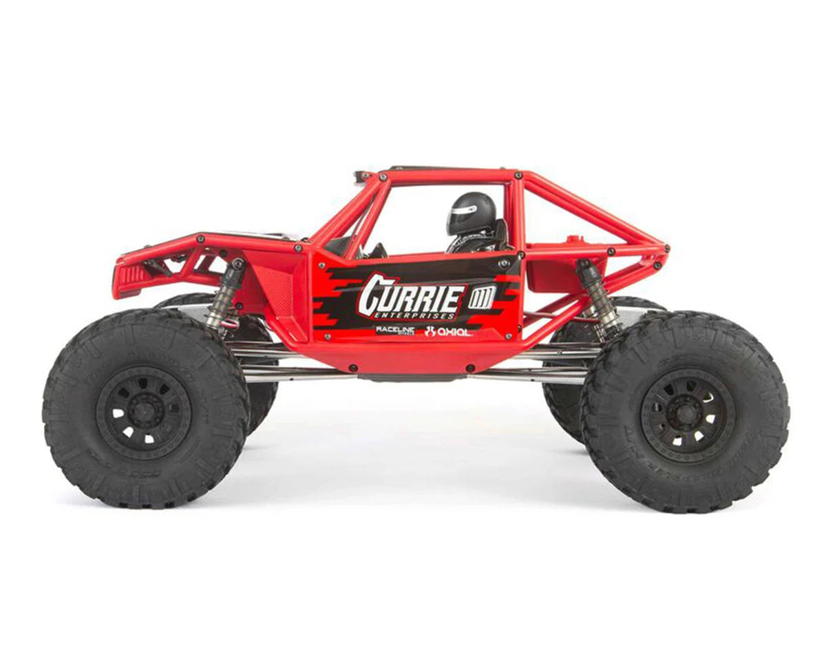Axial Capra 1.9 4WS Unlimited Trail Buggy 1/10 RTR 4WD Rock Crawler (Red) w/DX3 2.4GHz Radio