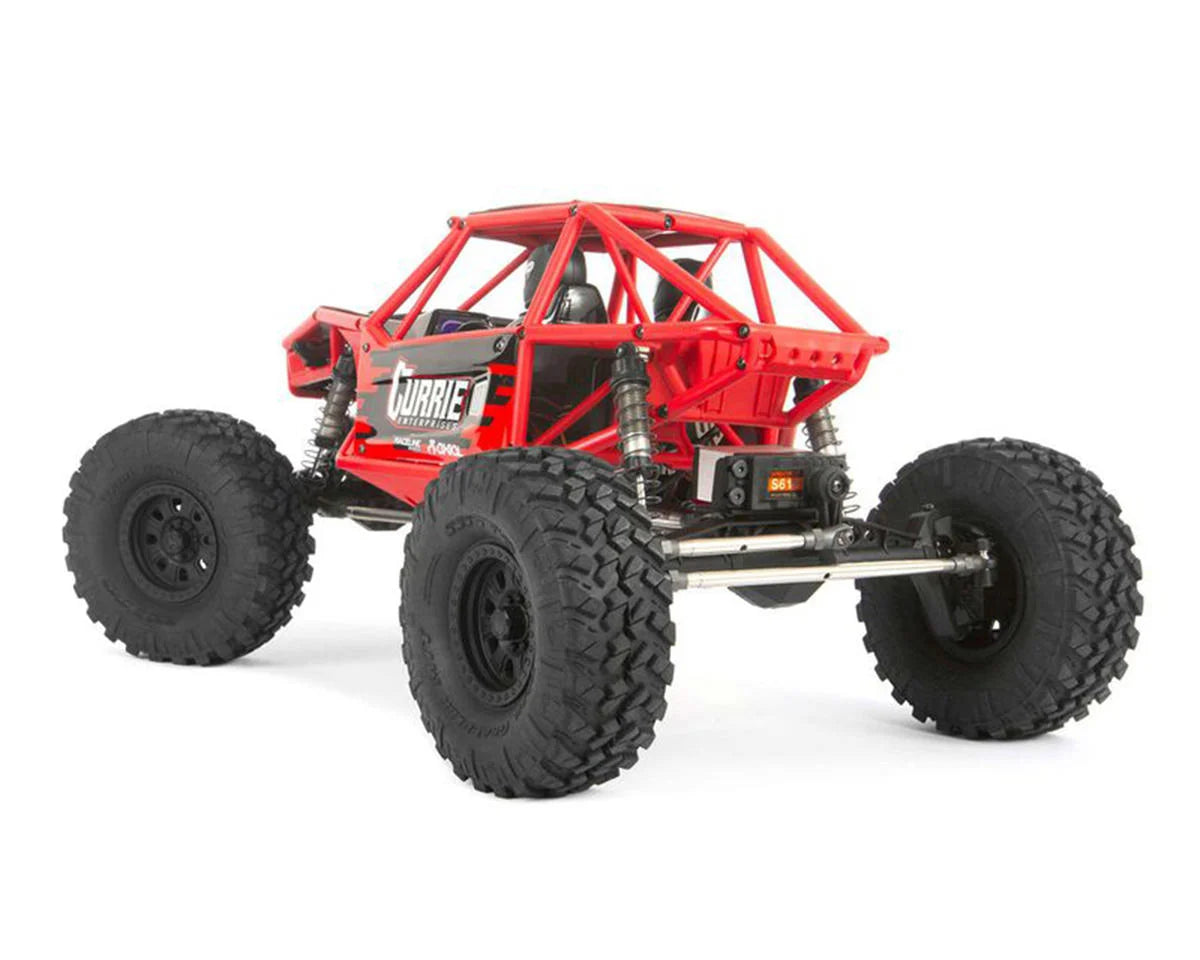 Axial Capra 1.9 4WS Unlimited Trail Buggy 1/10 RTR 4WD Rock Crawler (Red) w/DX3 2.4GHz Radio