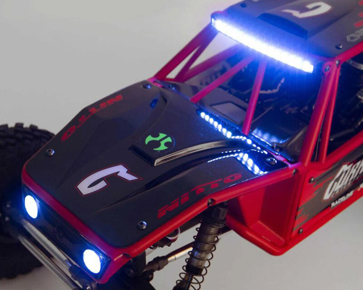 Axial Capra 1.9 4WS Unlimited Trail Buggy 1/10 RTR 4WD Rock Crawler (Red) w/DX3 2.4GHz Radio