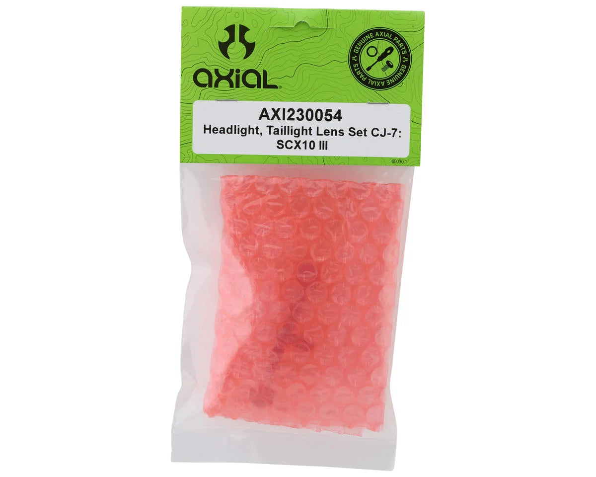 Axial SCX10 III CJ-7 Headlight & Taillight Lens Set