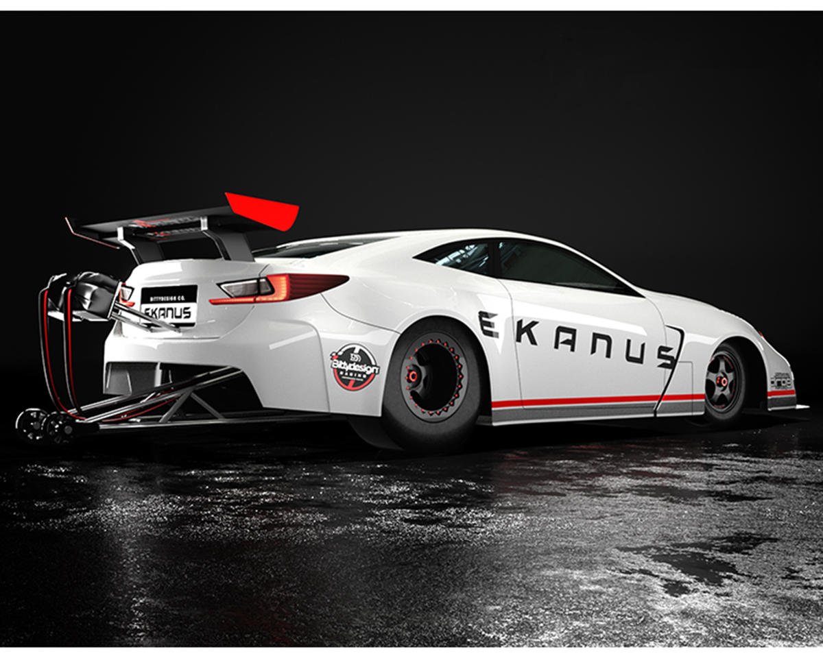 Bittydesign EKANUS 1/10 No Prep Street/Outlaw Drag Racing Body (Clear)