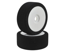 BSR Racing 1/8 Mounted GT Foam Tire (White) (2)w/17mm Hex