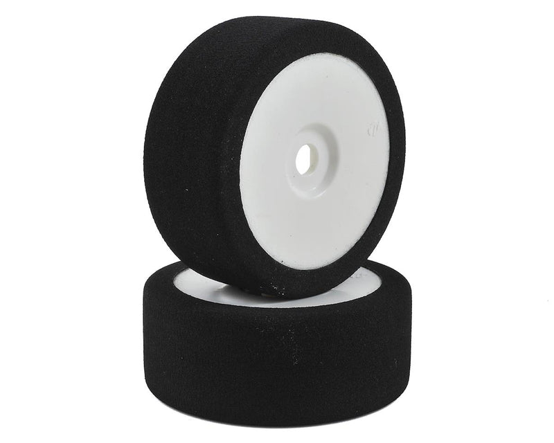 BSR Racing 1/8 Mounted GT Foam Tire (White) (2)w/17mm Hex