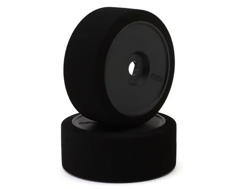BSR Racing 1/8 Pre-Mounted GT Foam Tires (Black) (2) w/17mm Hex