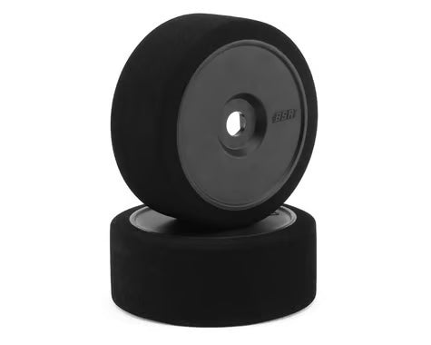 BSR Racing 1/8 Pre-Mounted GT Foam Tires (Black) (2) w/17mm Hex