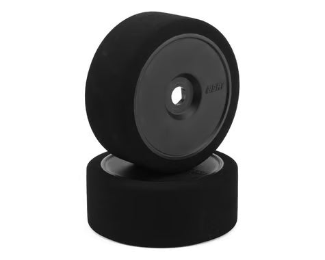 BSR Racing 1/8 Pre-Mounted GT Foam Tires (Black) (2) w/17mm Hex