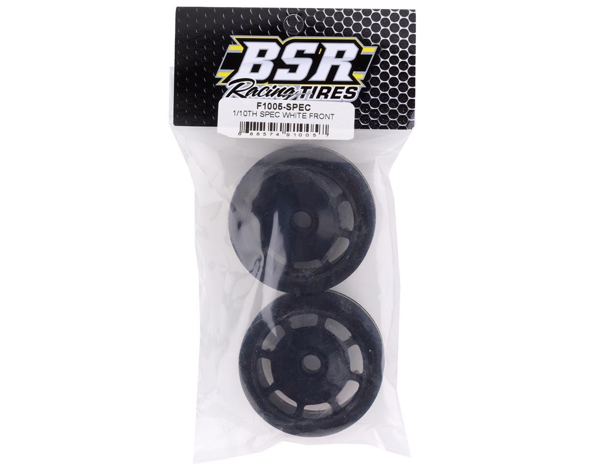 BSR Racing 1/10 Spec Front Mounted Foam Tires (2) (White)