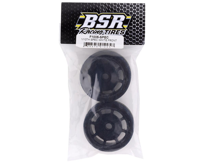 BSR Racing 1/10 Spec Front Mounted Foam Tires (2) (White)