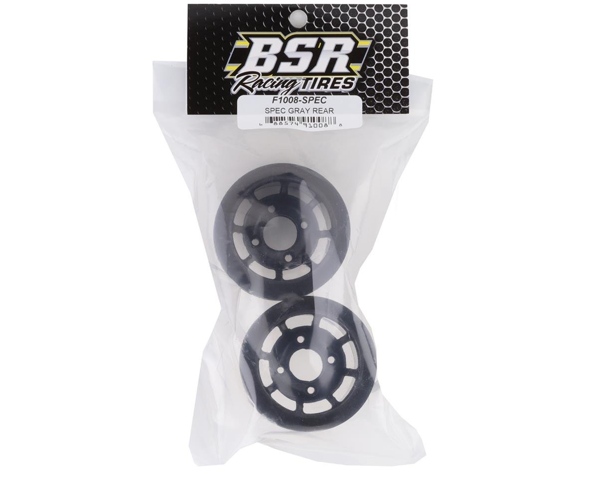 BSR Racing 1/10 Spec Foam Rear Tires (2) (Gray)