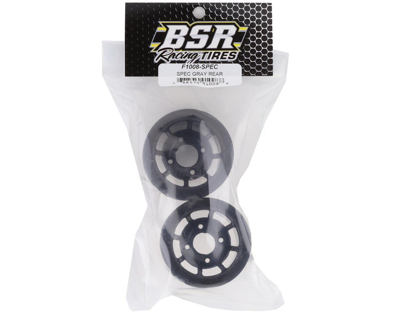 BSR Racing 1/10 Spec Foam Rear Tires (2) (Gray)