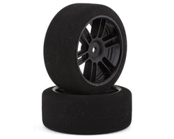 BSR Racing 1/10 26mm Front Mounted Foam Touring Tires (Black) (2) (XX Orange)