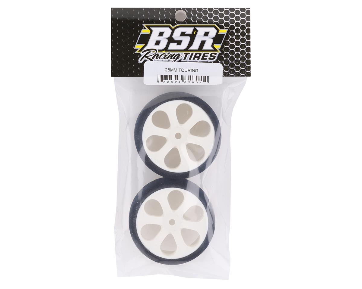 BSR Racing 1/10 28mm Touring Tires (2) (XX Pink)