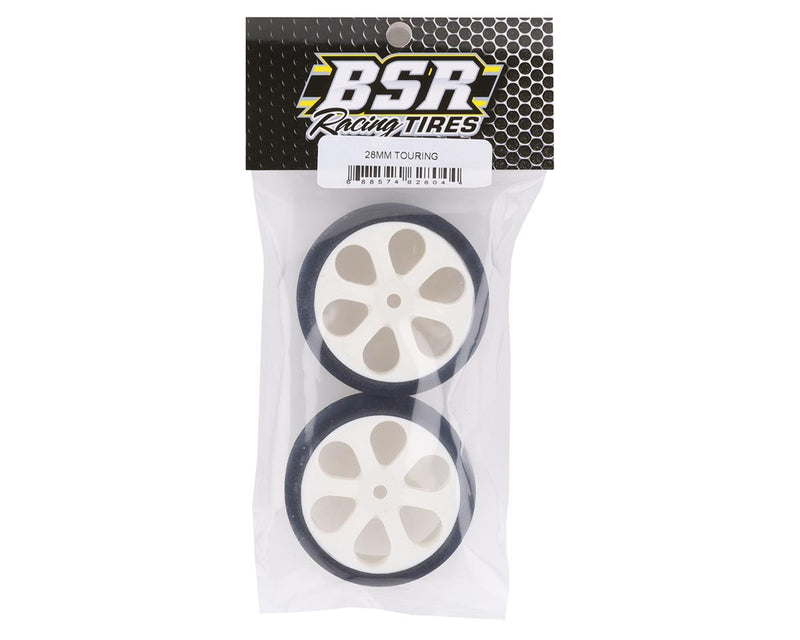 BSR Racing 1/10 28mm Touring Tires (2) (XX Pink)