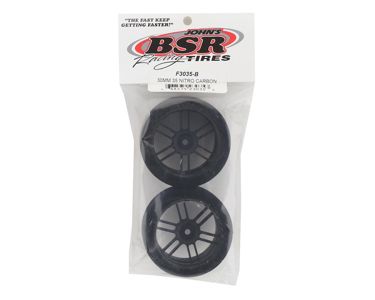 BSR Racing 30mm Nitro Touring Rear Foam Tires (Black) (2) (35 Shore)
