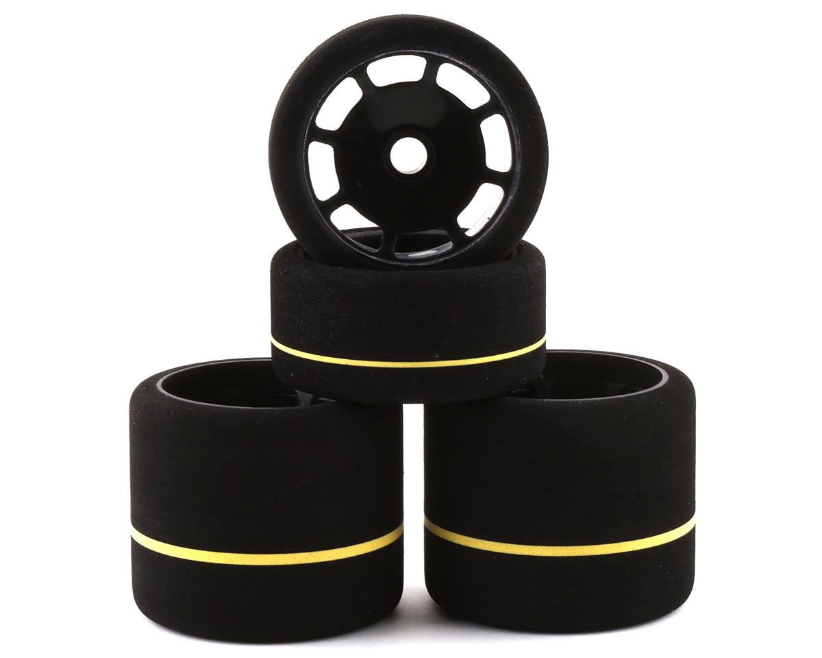 BSR Racing 1/10 Spec Foam Combo Tires (4) (White)