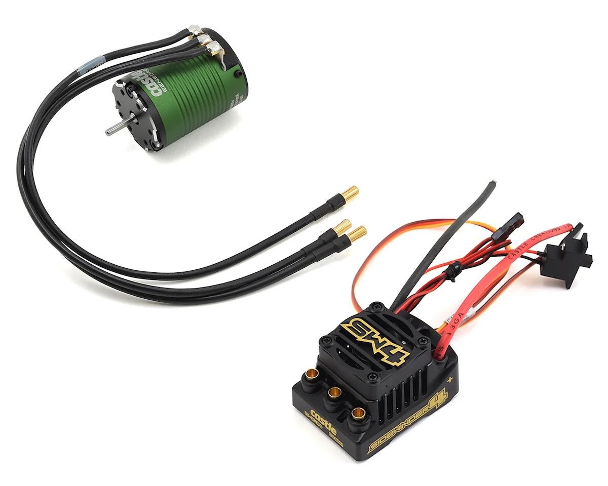 Castle Creations Sidewinder SW4 Waterproof 1/10 ESC/Motor Combo w/1410 (3800kV)