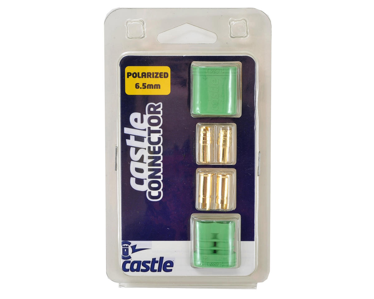 Castle Creations 6.5mm Polarized Bullet Connector Set (Male/Female)