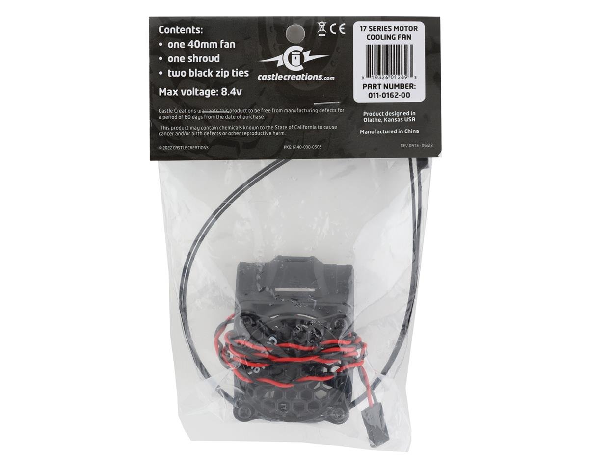 Castle Creations 1700 Series 40mm Motor Cooling Fan