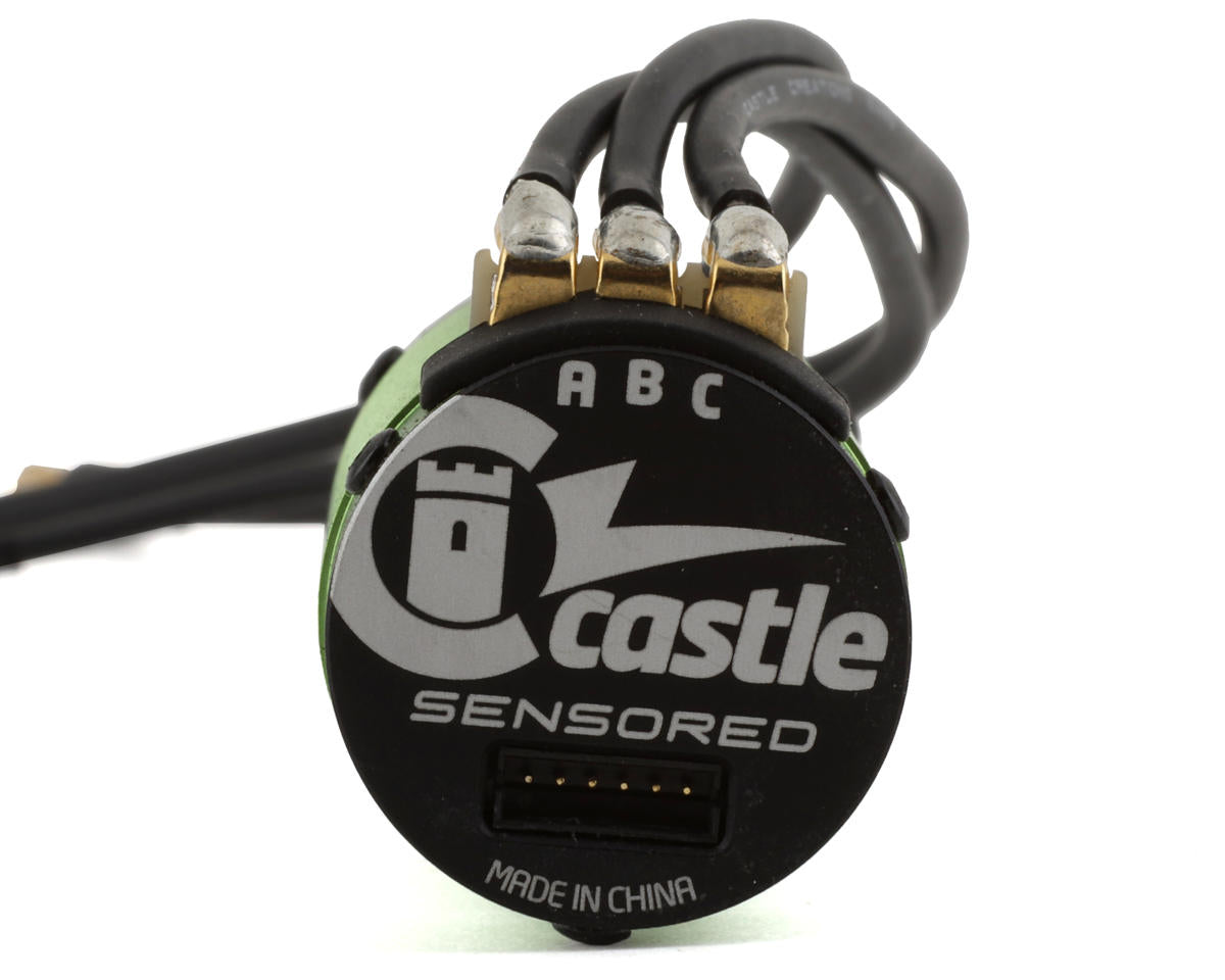 Castle Creations 1007 4-Pole 1/14 Sensored Brushless Motor (8450KV)for 1/16th and 1/14th scale vehicles