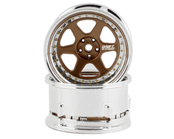 DS Racing Drift Element 6 Spoke Drift Wheels (2) (Adjustable Offset) w/12mm Hex